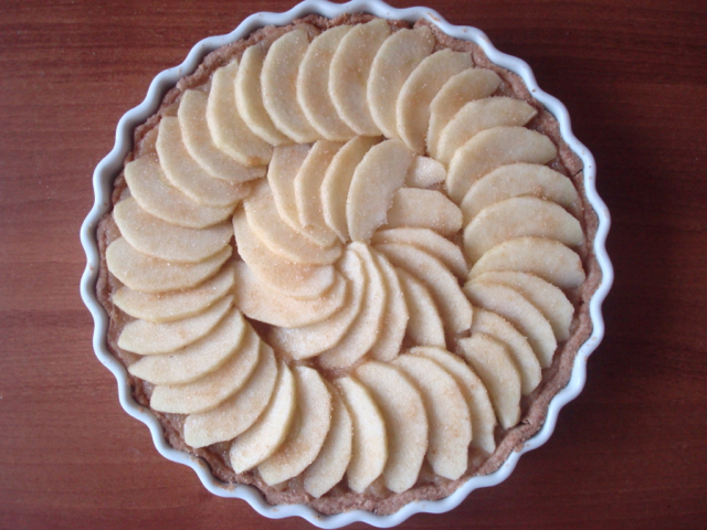 Jablkový koláč po francouzsku