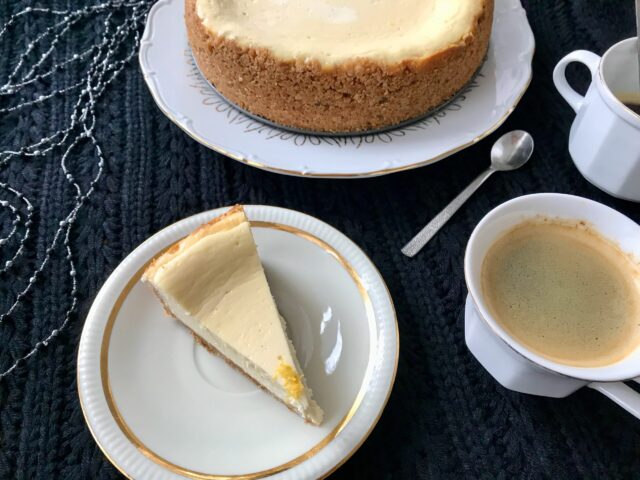 Jemný vanilkový cheesecake